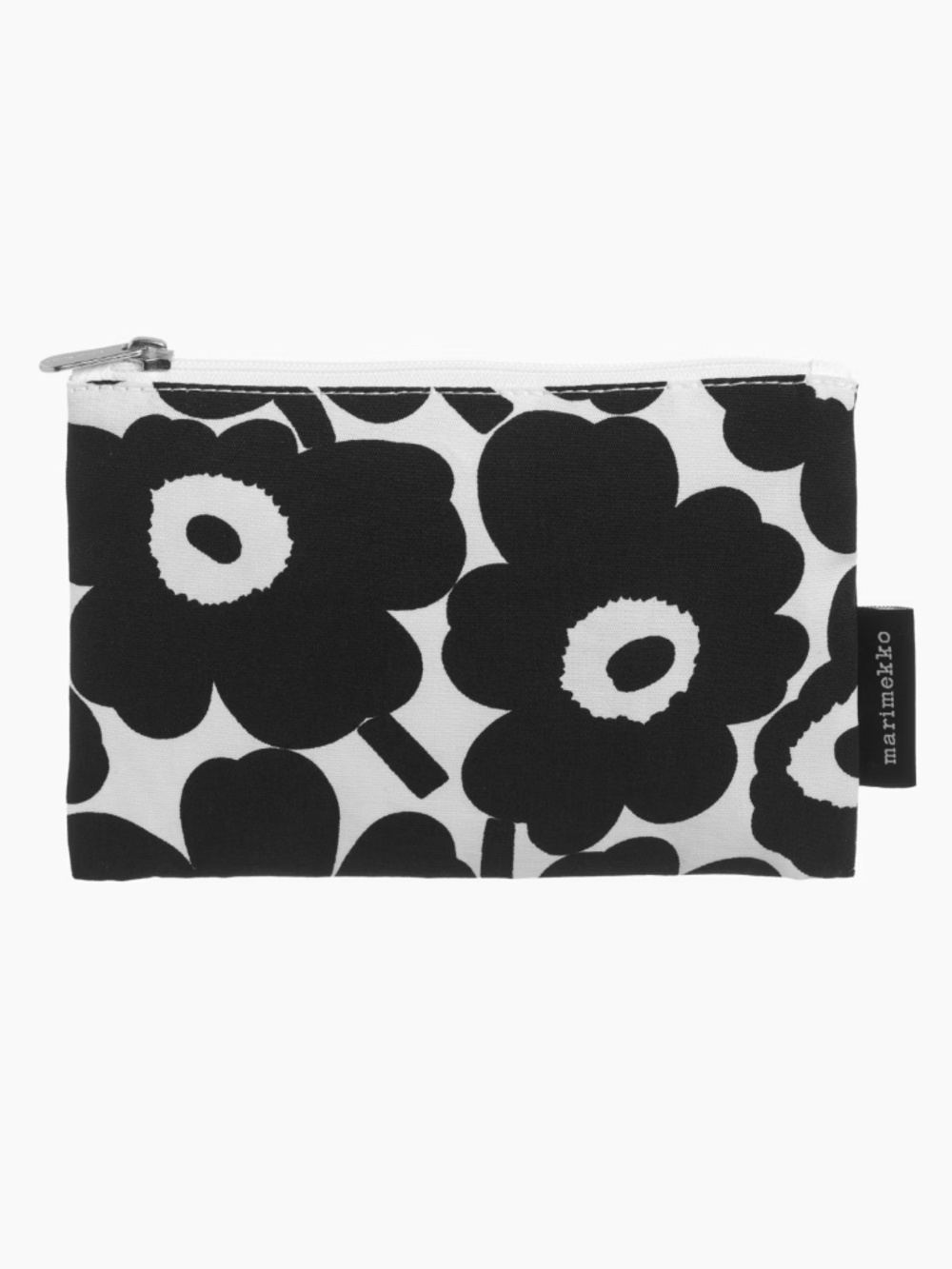 Marimekko Kaika Mini Unikko Cotton Linen Blend Pouch NEW